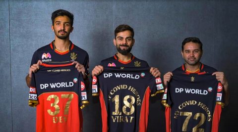 IPL 2020: RCB Players to Honour COVID Heroes by Wearing Tribute Jersey