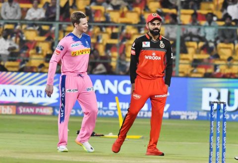 IPL 2020: Clash Between RCB-RR on Social Media Regarding Team Logo