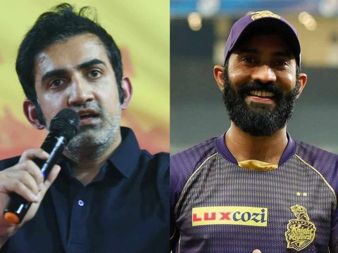 Dinesh Karthik Should Bat After Eoin Morgan and Andre Russell: Gautam Gambhir Dinesh Karthik Should Bat After Eoin Morgan and Andre Russell: Gautam Gambhir