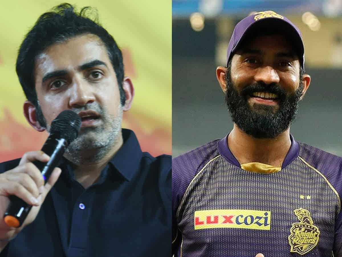 Dinesh Karthik Should Bat After Eoin Morgan and Andre Russell: Gautam Gambhir