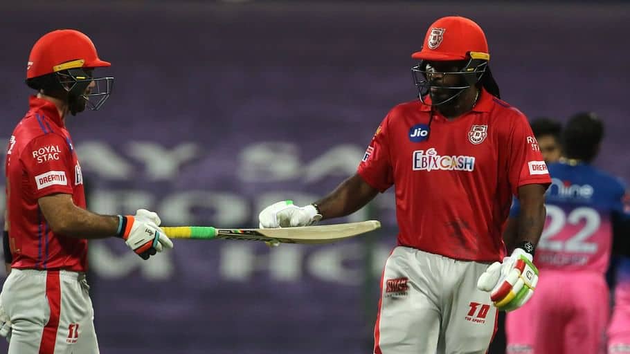 IPL 2020: Gayle Fined 10% of His Match Fee, Flung His Bat After Getting Out On 99