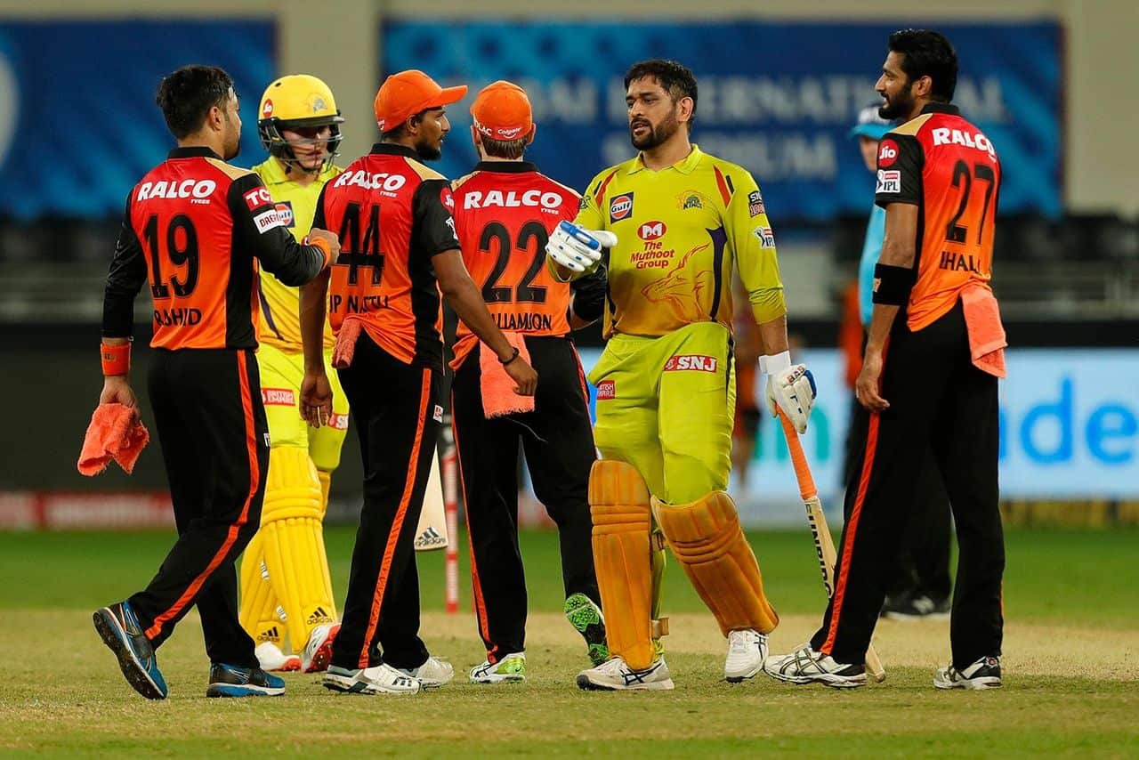 IPL 2020: CSK vs RR, Dhoni's Combative Innings Didn't Work, Chennai Super Kings Lost to Sunrisers Hyderabad by 7 runs IPL 2020 CSK vs RR, Dhoni's Combative Innings Didn't Work, Chennai Super Kings Lost to Sunrisers Hyderabad by 7 runs