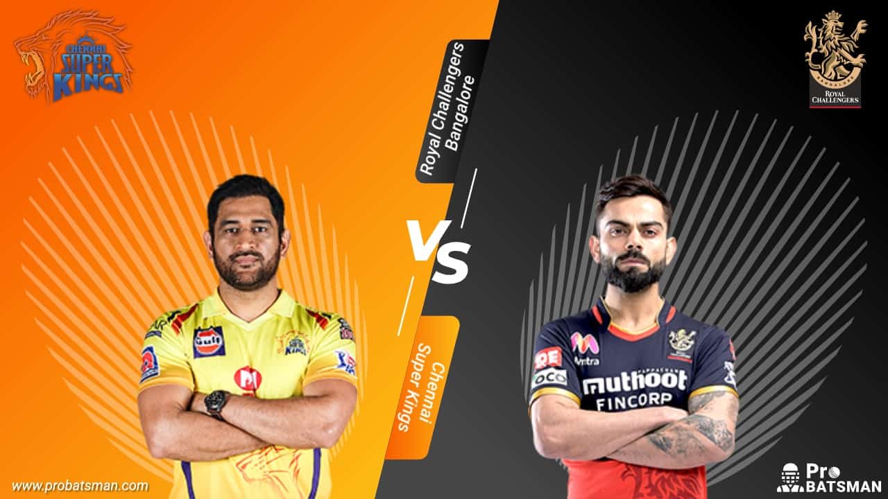 IPL 2020: Chennai Super Kings (CSK) vs Royal Challengers Bangalore (RCB) Match Details, Playing XI, Squads, Pitch Report, Head-to-Head – October 10, 2020 IPL 2020: Chennai Super Kings (CSK) vs Royal Challengers Bangalore (RCB) Match Details, Playing XI, Squads, Pitch Report, Head-to-Head – October 10, 2020