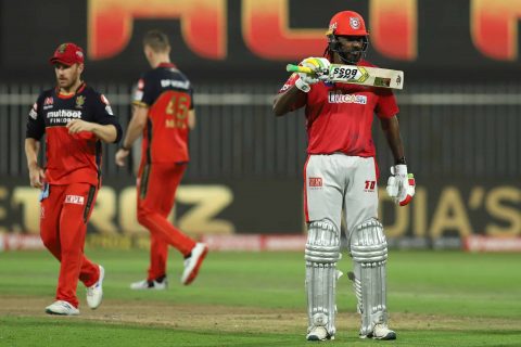 IPL 2020: Chris Gayle Becomes 8th Player to Cross 4500 IPL Runs