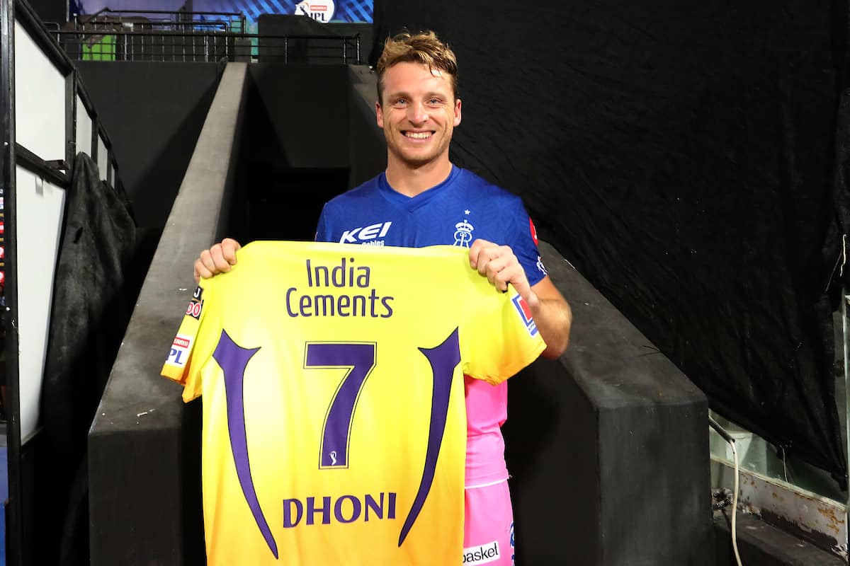 IPL 2020 Jos Buttler Receives a Special Gift From MS Dhoni