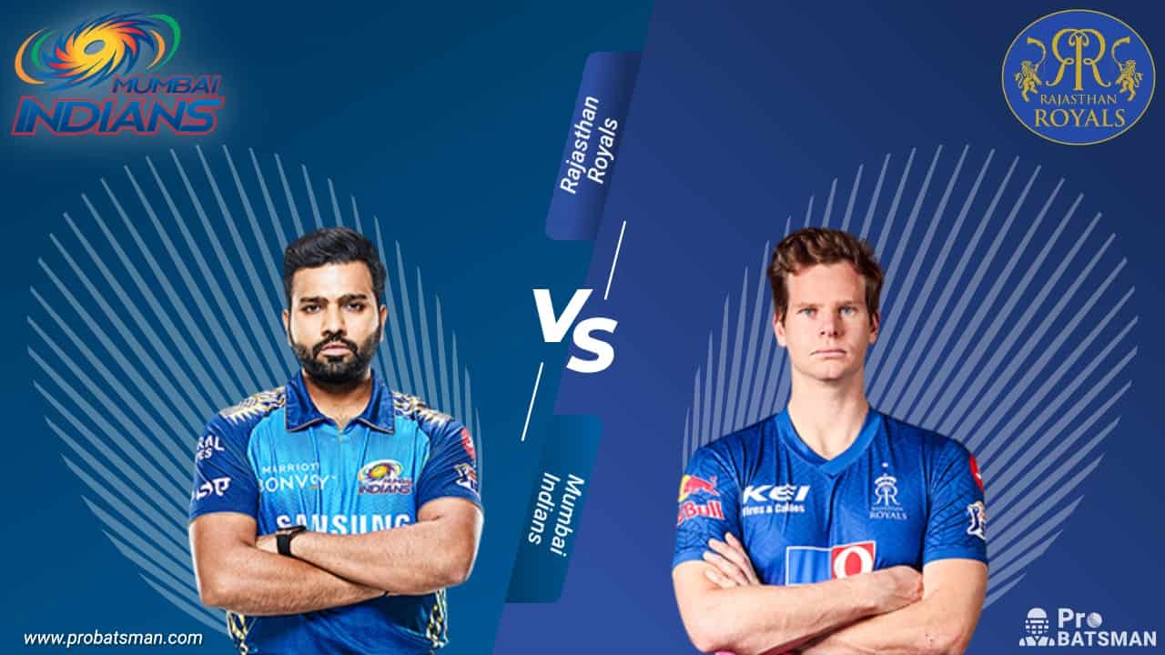 IPL 2020: - Mumbai Indians (MI) vs Rajasthan Royals (RR) -- Match Details, Playing XI, Squads, Pitch Report, Head-to-Head – October 6, 2020