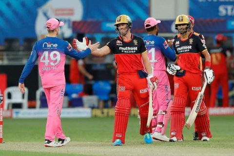 IPL 2020 - RR vs RCB Highlights & Analysis Royal Challengers Bangalore Defeated Rajasthan Royals by 7 Wickets; AB de Villiers 22 Balls Fifty