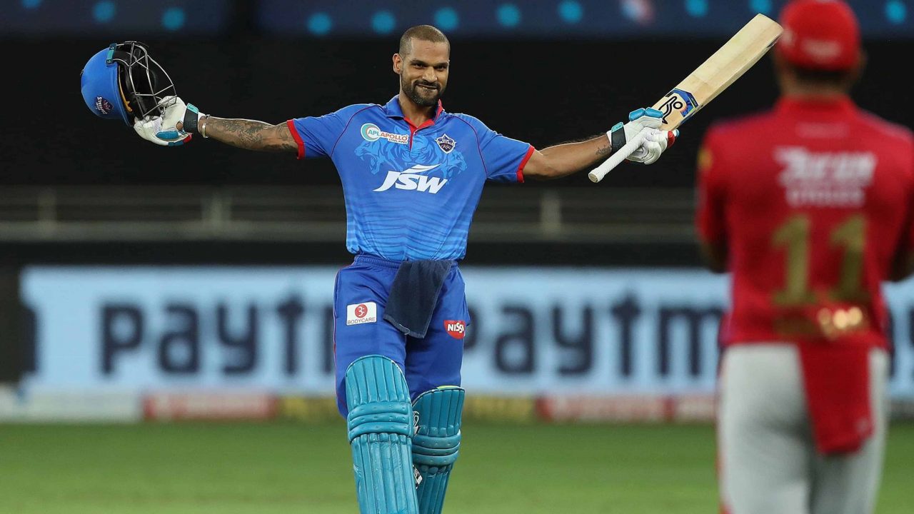 Shikhar Dhawan Becomes 5th Batsman To Cross 5000 IPL Runs