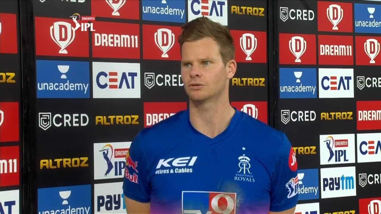 Steve Smith Hails The Duo of Rahul Tewatia and Riyan Parag For Their Match- Winning Stand Steve Smith Hails The Duo of Rahul Tewatia and Riyan Parag For Their Match- Winning Stand