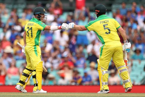 IND vs AUS: Finch-David Warner Equalled Sehwag-Tendulkar Partnership Record with Another 100-Run Stand in ODIs