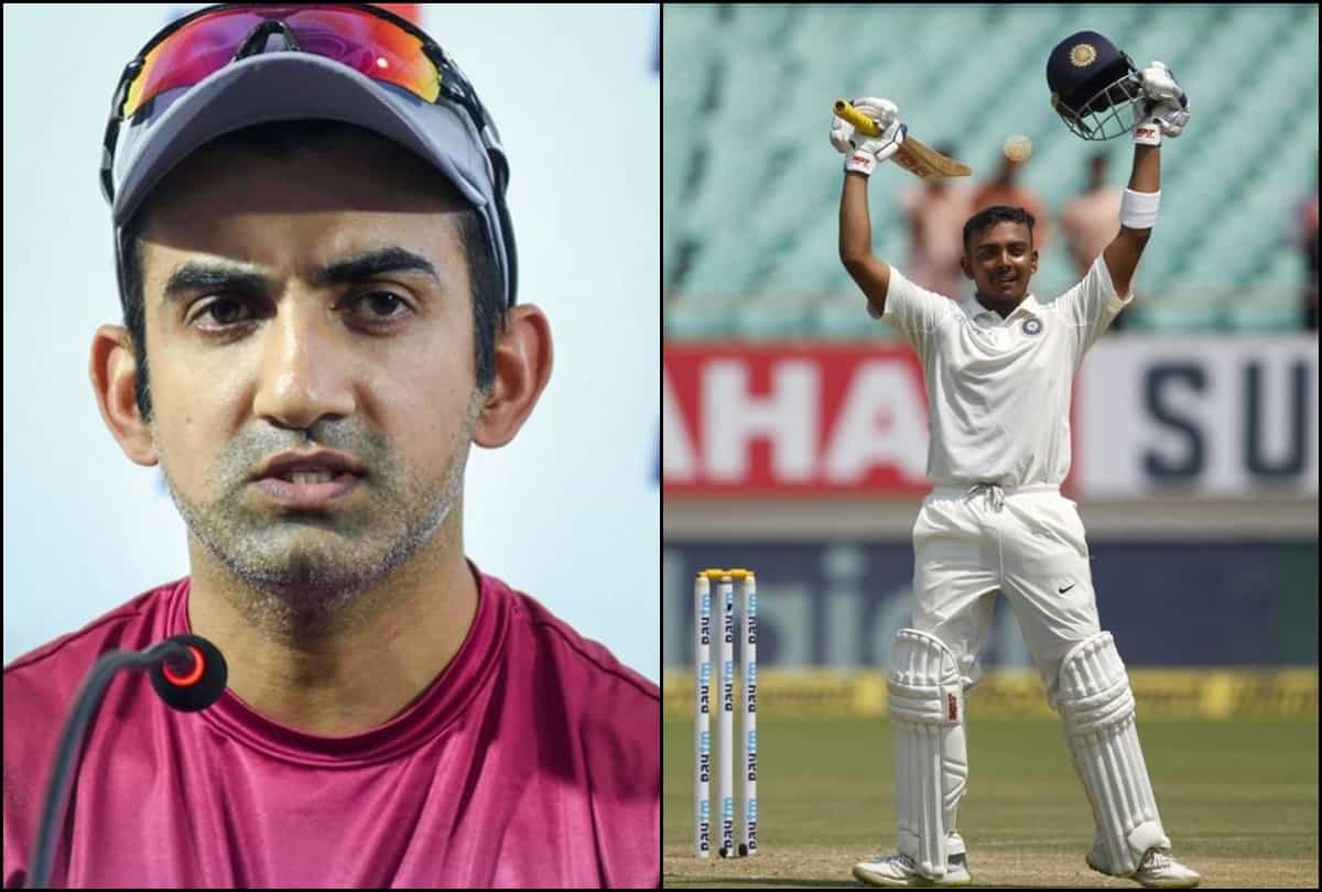 Gautam Gambhir Picks Prithvi Shaw To Open The Innings in The Second Qualifier For Delhi Capitals Gautam Gambhir Picks Prithvi Shaw To Open The Innings in The Second Qualifier For Delhi Capitals