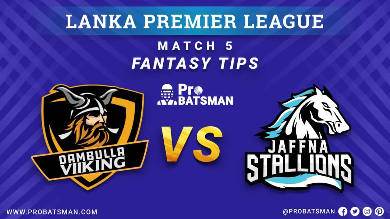 LPL 2020: DV vs JS Dream 11 Fantasy Team Prediction: Dambulla Viiking vs Jaffna Stallions, Probable Playing 11, Pitch Report, Weather Forecast, Squads, Match Updates – November 30, 2020 LPL 2020: DV vs JS Dream 11 Fantasy Team Prediction: Dambulla Viiking vs Jaffna Stallions, Probable Playing 11, Pitch Report, Weather Forecast, Squads, Match Updates – November 30, 2020