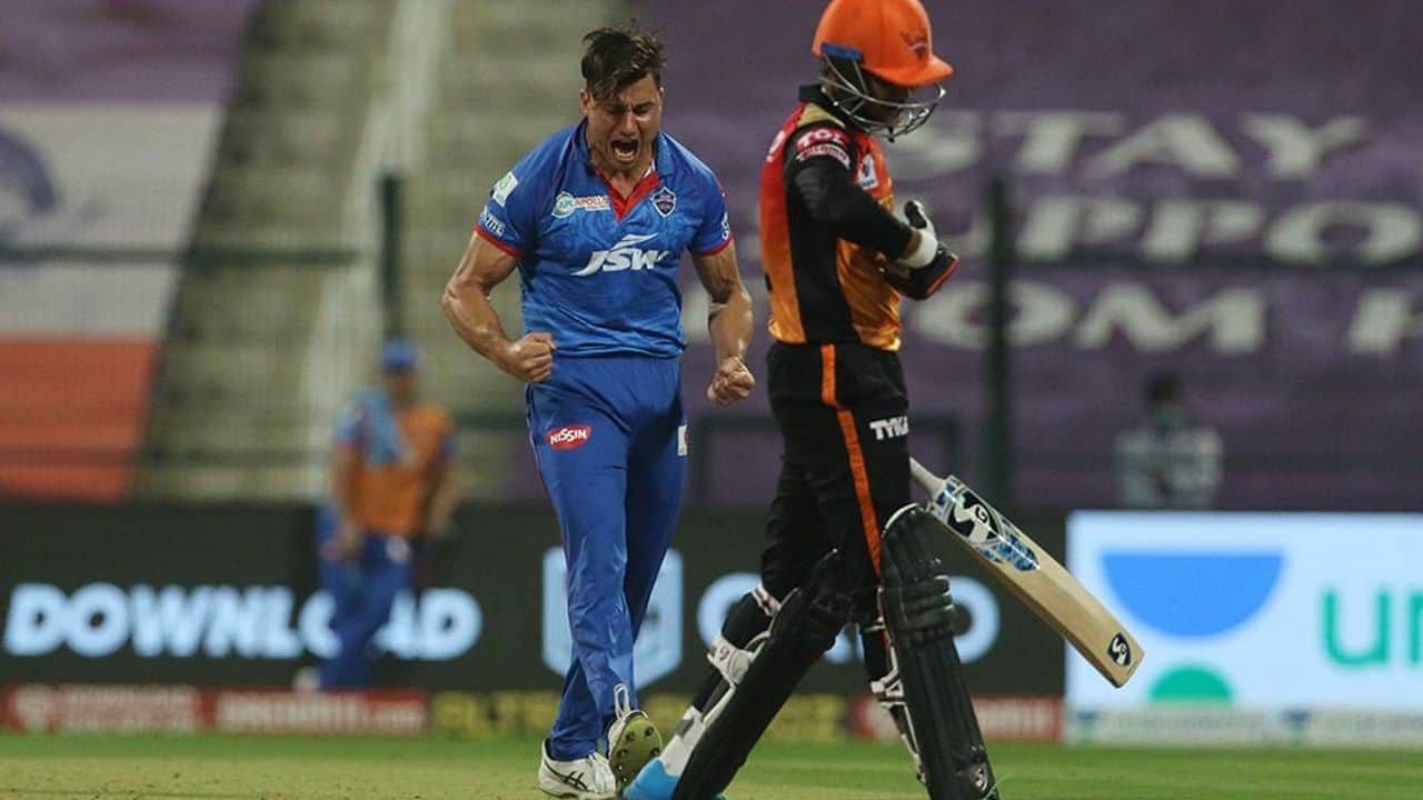 Marcus Stoinis is adjudged Man of the Match in Qualifier 2 of IPL 2020