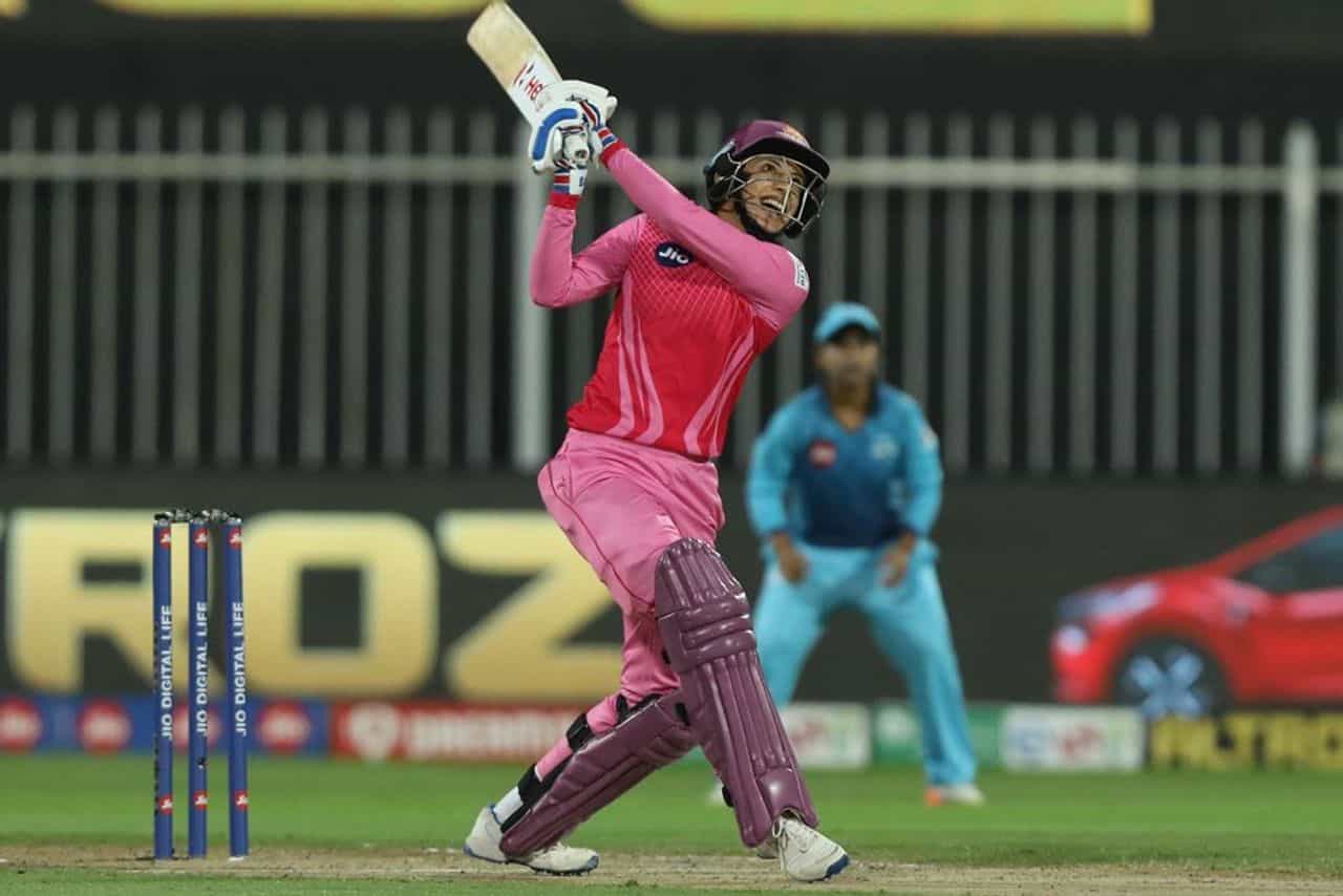 Smriti Mandhana Playing a Shot