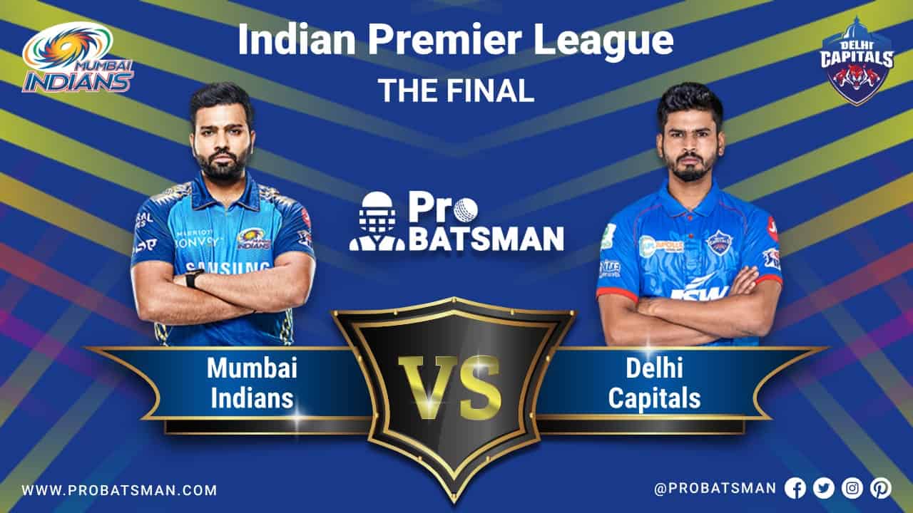 IPL 2020 MI vs DC Final Match Dream 11 Fantasy Team Prediction: Mumbai Indians vs Delhi Capitals, Probable Playing 11, Pitch Report, Weather Forecast, Captain, Head-to-Head, Squads, Match Updates – November 10, 2020 IPL 2020 MI vs DC Final Match Dream 11 Fantasy Team Prediction: Mumbai Indians vs Delhi Capitals, Probable Playing 11, Pitch Report, Weather Forecast, Captain, Head-to-Head, Squads, Match Updates – November 10, 2020