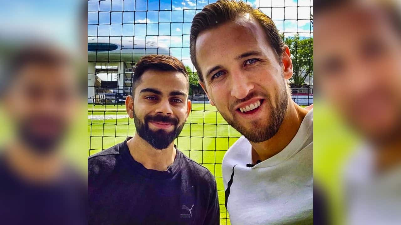 Virat Kohli Responds To Harry Kane's RCB Request: Maybe We'll Get You In As a counter-attacking Batsman Virat Kohli Responds To Harry Kane's RCB Request: Maybe We'll Get You In As a counter-attacking Batsman