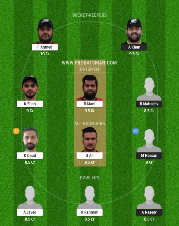 DUB vs SHA Dream11 Fantasy Team Predictions