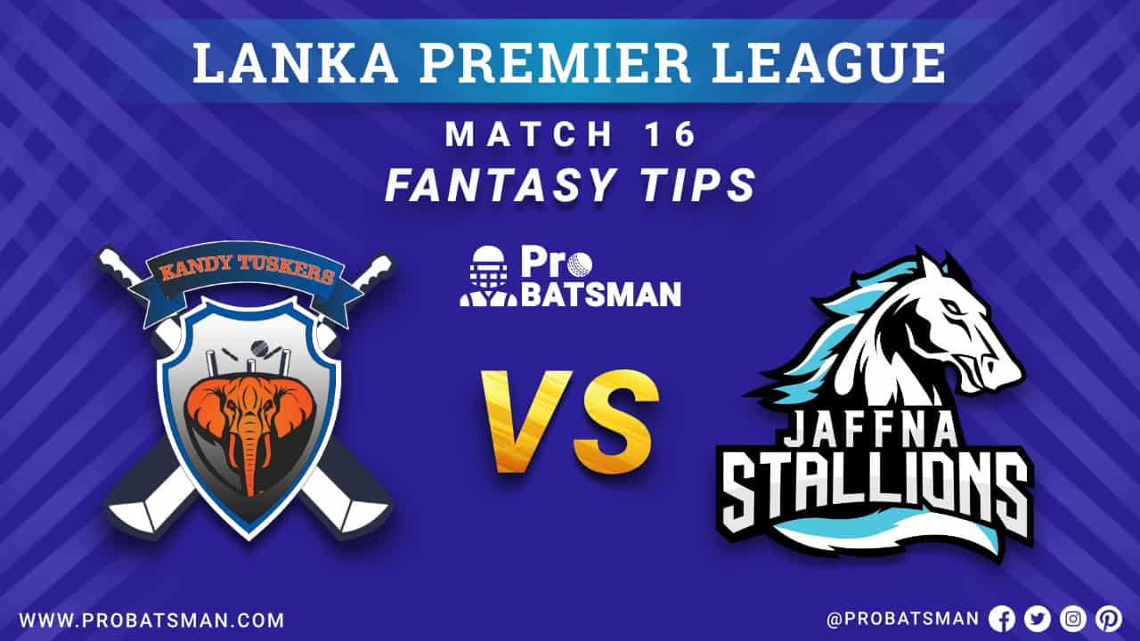 LPL 2020: KT vs JS Dream 11 Fantasy Team Prediction: Kandy Tuskers vs Jaffna Stallions Probable Playing 11, Pitch Report, Weather Forecast, Squads, Match Updates – December 09, 2020 LPL 2020: KT vs JS Dream 11 Fantasy Team Prediction: Kandy Tuskers vs Jaffna Stallions Probable Playing 11, Pitch Report, Weather Forecast, Squads, Match Updates – December 09, 2020