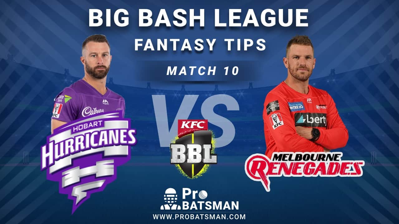HUR vs REN Dream11 Fantasy Predictions: Playing 11, Pitch Report, Weather Forecast, Head-to-Head, Best Picks, Match Updates – BBL 2020-21 HUR vs REN Dream11 Fantasy Predictions: Playing 11, Pitch Report, Weather Forecast, Head-to-Head, Best Picks, Match Updates – BBL 2020-21