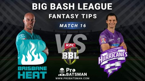 HEA vs HUR Dream11 Fantasy Predictions: Playing 11, Pitch Report, Weather Forecast, Head-to-Head, Best Picks, Match Updates – BBL 2020-21