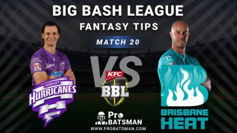 HUR vs HEA Dream11 Fantasy Predictions: Playing 11, Pitch Report, Weather Forecast, Head-to-Head, Best Picks, Match Updates – BBL 2020-21