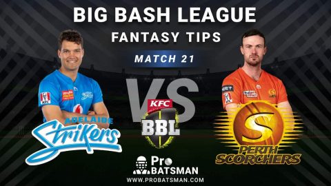 STR vs SCO Dream11 Fantasy Predictions: Playing 11, Pitch Report, Weather Forecast, Head-to-Head, Best Picks, Match Updates – BBL 2020-21