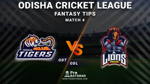ODT vs ODL Dream11 Fantasy Predictions: Playing 11, Pitch Report, Weather Forecast, Head-to-Head, Best Picks, Match Updates – Odisha Cricket League 2020-21 ODT vs ODL Dream11 Fantasy Predictions: Playing 11, Pitch Report, Weather Forecast, Head-to-Head, Best Picks, Match Updates – Odisha Cricket League 2020-21