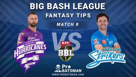 HUR vs STR Dream11 Fantasy Predictions: Playing 11, Pitch Report, Weather Forecast, Head-to-Head, Match Updates – BBL 2020-21