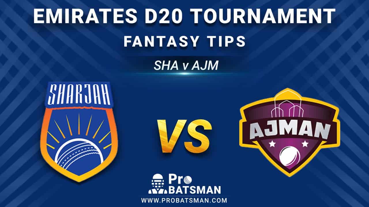 SHA vs AGM Dream11 Fantasy Prediction: Playing 11, Pitch Report, Weather Forecast, Stats, Squads, Top Picks, Match Updates – Emirates D20 Tournament 2020-21 SHA vs AGM Dream11 Fantasy Prediction: Playing 11, Pitch Report, Weather Forecast, Stats, Squads, Top Picks, Match Updates – Emirates D20 Tournament 2020-21
