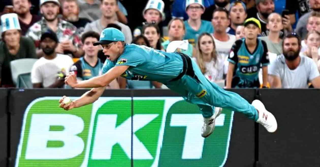 Watch: Brisbane Heat's Pacer Takes One-Handed Stunner in BBL 10 Eliminator