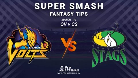 OV vs CS Dream11 Fantasy Prediction: Playing 11, Pitch Report, Weather Forecast, Stats, Squads, Top Picks, Match Updates – Super Smash 2020-21