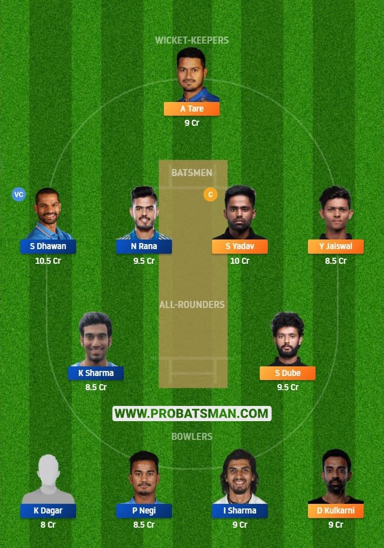 MUM vs DEL Dream11 Fantasy Team Predictions