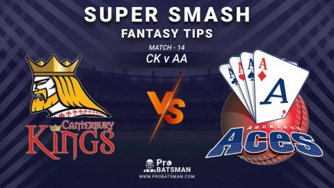 CK vs AA Dream11 Fantasy Prediction: Playing 11, Pitch Report, Weather Forecast, Stats, Squads, Top Picks, Match Updates – Super Smash 2020-21 CK vs AA Dream11 Fantasy Prediction: Playing 11, Pitch Report, Weather Forecast, Stats, Squads, Top Picks, Match Updates – Super Smash 2020-21
