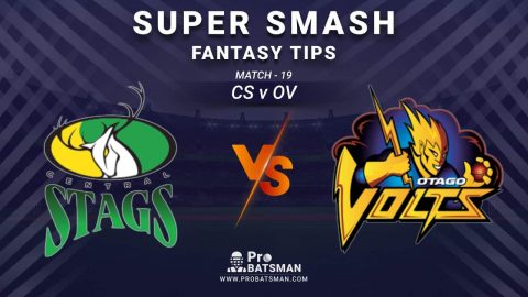 CS vs OV Dream11 Fantasy Prediction: Playing 11, Pitch Report, Weather Forecast, Stats, Squads, Top Picks, Match Updates – Super Smash 2020-21