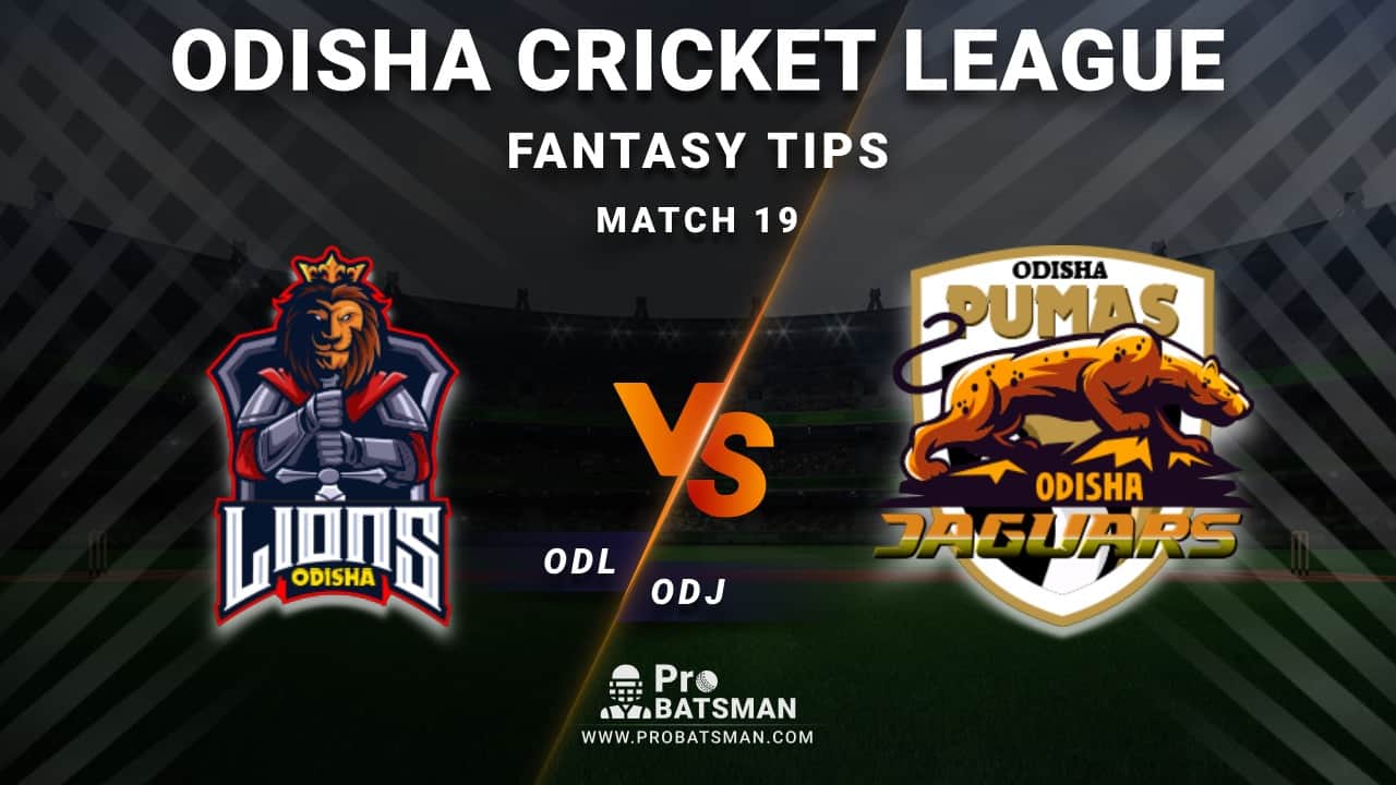 ODL vs ODJ Dream11 Fantasy Predictions: Playing 11, Pitch Report, Weather Forecast, Head-to-Head, Best Picks, Match Updates – Odisha Cricket League 2020-21 ODL vs ODJ Dream11 Fantasy Predictions: Playing 11, Pitch Report, Weather Forecast, Head-to-Head, Best Picks, Match Updates – Odisha Cricket League 2020-21