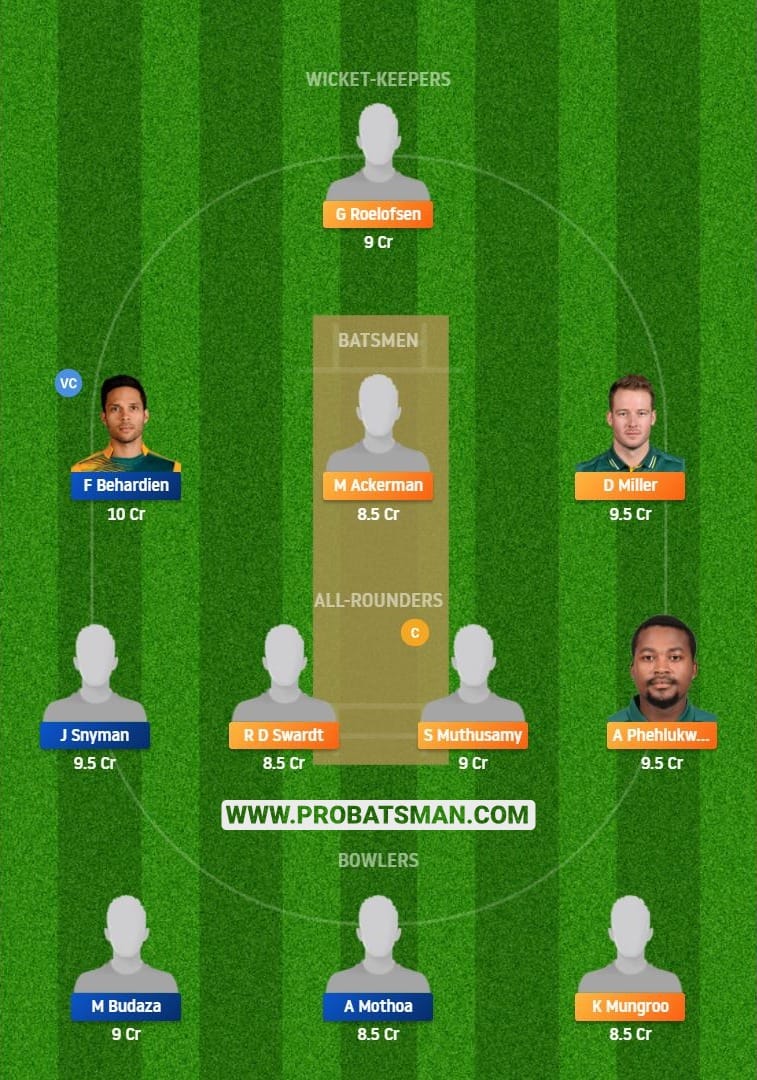 DOL vs KTS Dream11 Fantasy Team Prediction 