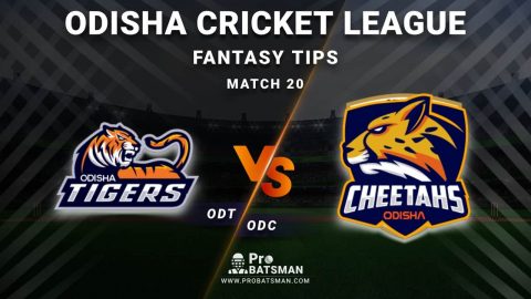 ODT vs ODC Dream11 Fantasy Predictions: Playing 11, Pitch Report, Weather Forecast, Head-to-Head, Best Picks, Match Updates – Odisha Cricket League 2020-21