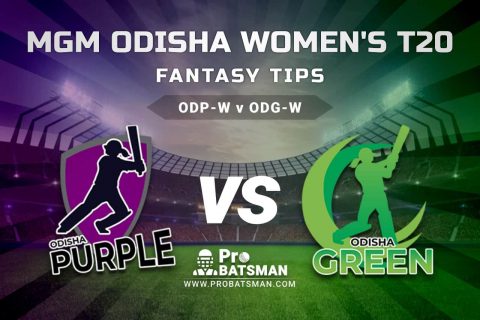 ODP-W vs ODG-W Dream11 Fantasy Predictions: Playing 11, Pitch Report, Weather Forecast, Match Updates - MGM Odisha Women’s T20 2021