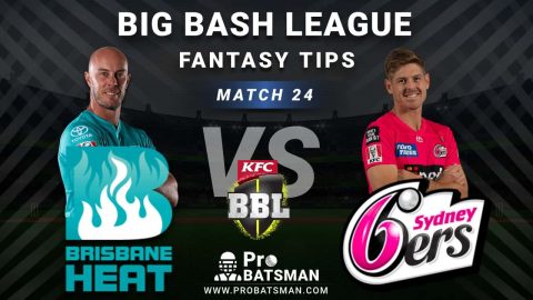 HEA vs SIX Dream11 Fantasy Predictions: Playing 11, Pitch Report, Weather Forecast, Head-to-Head, Best Picks, Match Updates – BBL 2020-21
