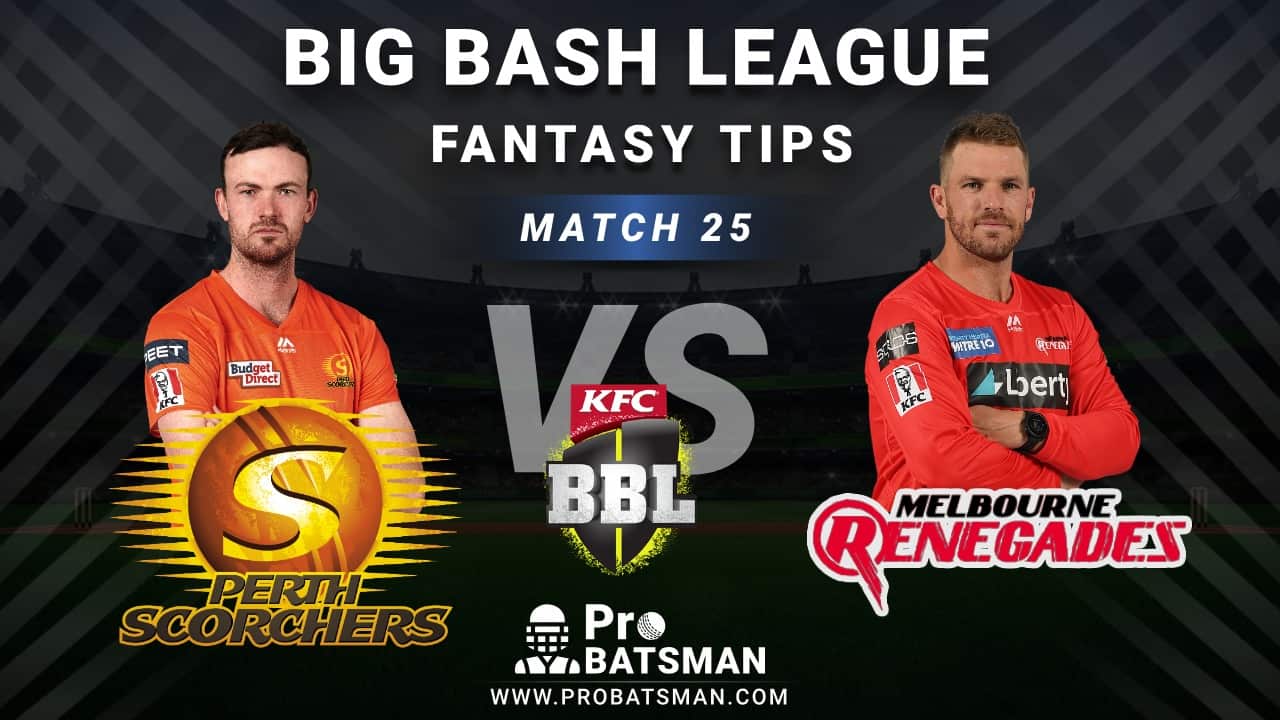 SCO vs REN Dream11 Fantasy Predictions: Playing 11, Pitch Report, Weather Forecast, Head-to-Head, Best Picks, Match Updates – BBL 2020-21
