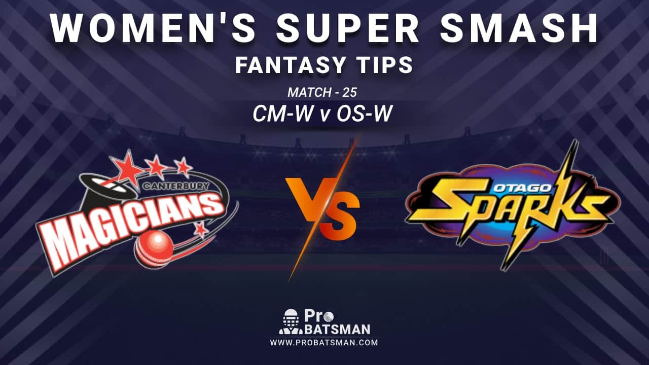 CM-W vs OS-W Dream11 Prediction, Fantasy Cricket Tips: Playing XI, Weather, Pitch Report and Injury Update – Women's Super Smash 2020-21, Match 25