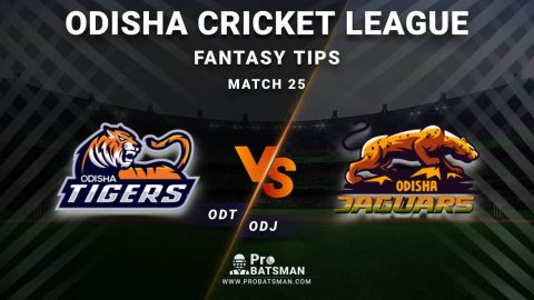 ODT vs OPJ Dream11 Fantasy Predictions: Playing 11, Pitch Report, Weather Forecast, Head-to-Head, Best Picks, Match Updates – Odisha Cricket League 2020-21