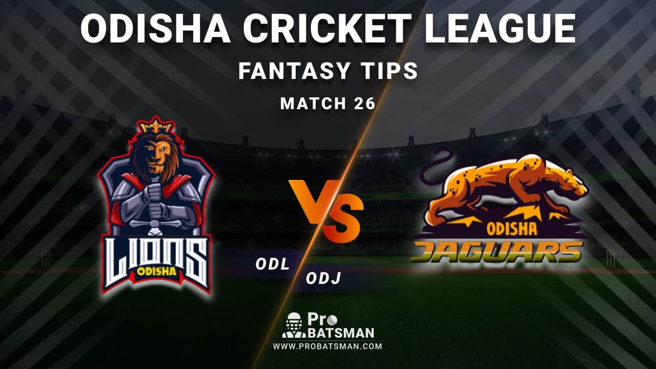 ODL vs ODJ Dream11 Fantasy Predictions: Playing 11, Pitch Report, Weather Forecast, Head-to-Head, Best Picks, Match Updates – Odisha Cricket League 2020-21 ODL vs ODJ Dream11 Fantasy Predictions: Playing 11, Pitch Report, Weather Forecast, Head-to-Head, Best Picks, Match Updates – Odisha Cricket League 2020-21