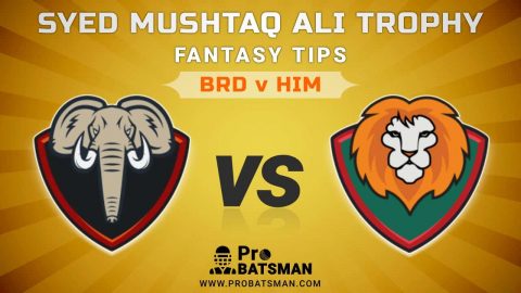 BRD vs HIM Dream11 Fantasy Predictions: Playing 11, Pitch Report, Weather Forecast, Match Updates of Elite C Group – Syed Mushtaq Ali Trophy 2021