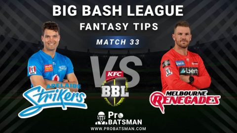 STR vs REN Dream11 Fantasy Predictions: Playing 11, Pitch Report, Weather Forecast, Head-to-Head, Best Picks, Match Updates – BBL 2020-21