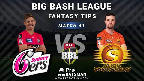 SIX vs SCO Dream11 Fantasy Predictions: Playing 11, Pitch Report, Weather Forecast, Head-to-Head, Best Picks, Match Updates – BBL 2020-21