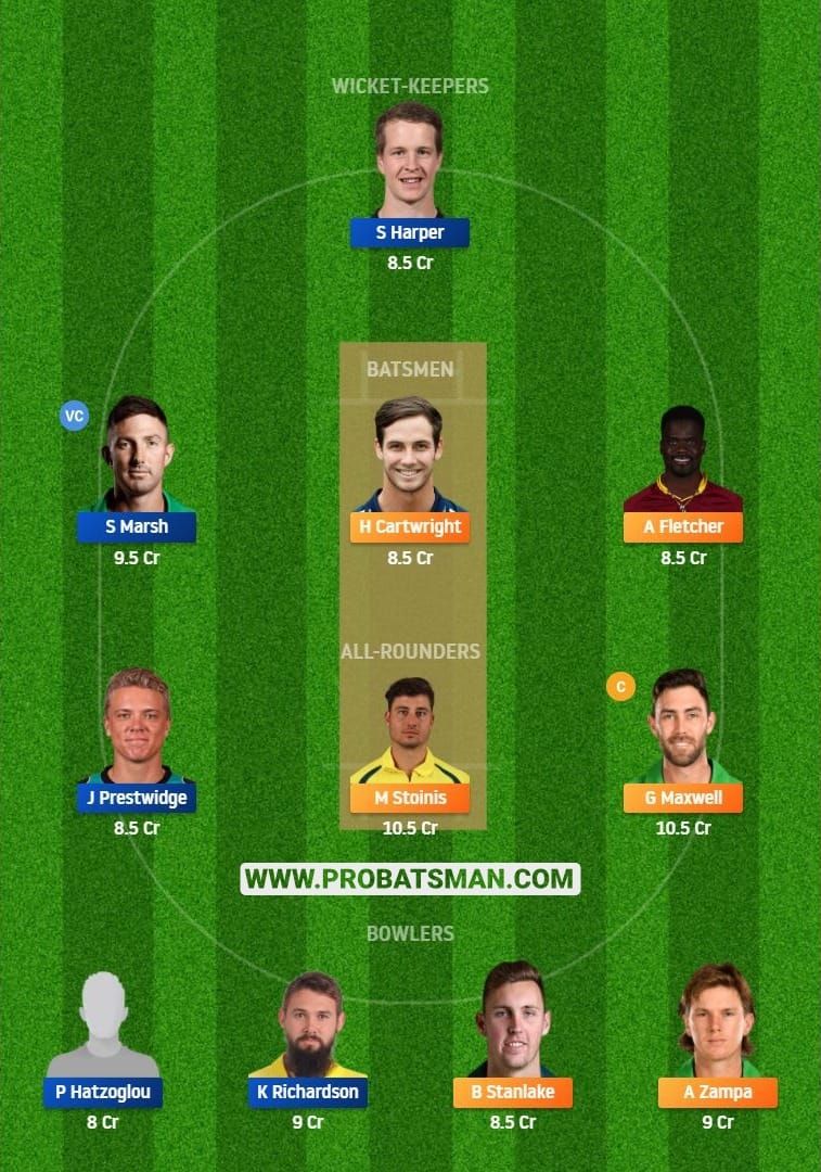 STA vs REN Dream11 Fantasy Team Predictions