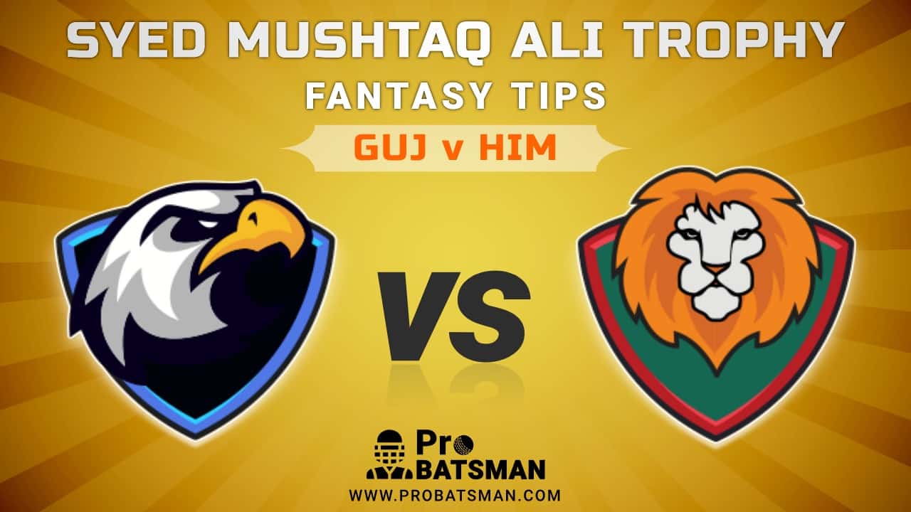 GUJ vs HIM Dream11 Fantasy Predictions: Playing 11, Pitch Report, Weather Forecast, Match Updates of Elite C Group – Syed Mushtaq Ali Trophy 2021