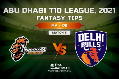 MA vs DB Dream11 Prediction, Fantasy Cricket Tips: Playing XI, Pitch Report and Injury Update – Abu Dhabi T10 League 2021, Match 5