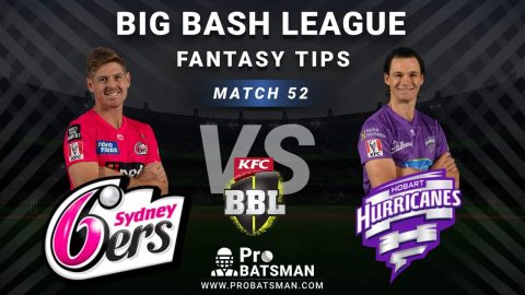 SIX vs HUR Dream11 Fantasy Predictions: Playing 11, Pitch Report, Weather Forecast, Head-to-Head, Best Picks, Match Updates – BBL 2020-21